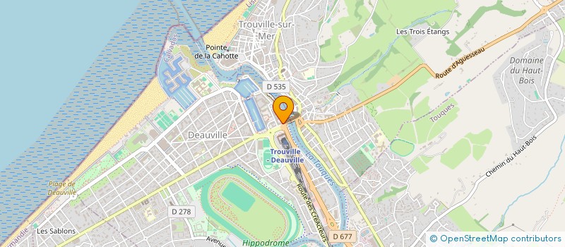 localisation de l'entreprise ESPACE SENIORS 26  DEAUVILLE