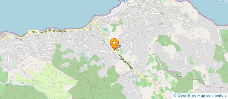 localisation de l'entreprise ESPACE SERVICE SARL à SAINT-TROPEZ