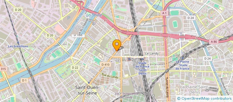 localisation de l'entreprise ESPACE SERVICES à SAINT-DENIS