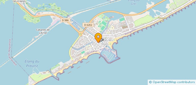 localisation de l'entreprise ESPACE SERVICES à PALAVAS-LES-FLOTS