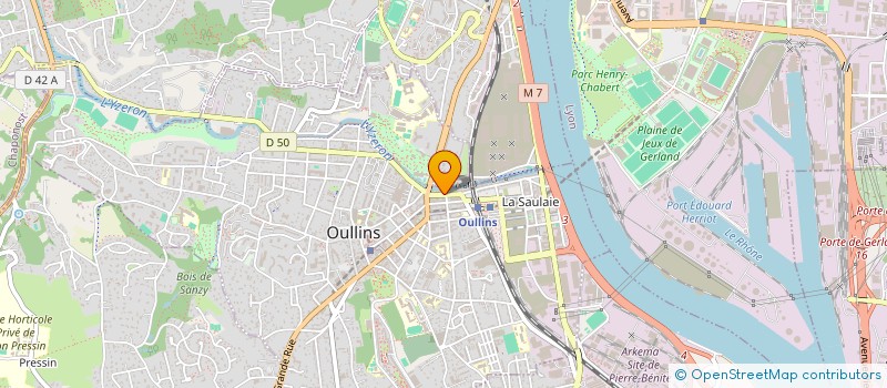 localisation de l'entreprise ESPACE SERVICES HORLOGERIE à OULLINS-PIERRE-BENITE