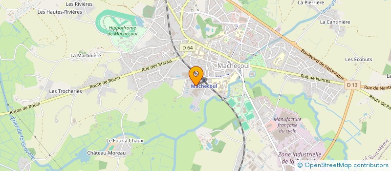 localisation de l'entreprise ESPACE SERVICES INTERENTREPRISES MACHECOULAIS à MACHECOUL-SAINT-MEME