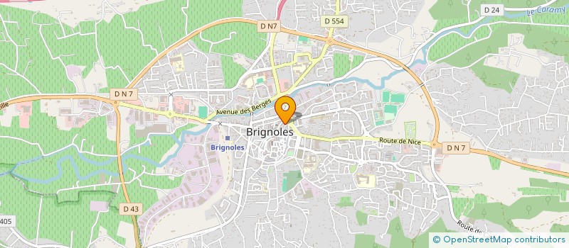 localisation de l'entreprise ESPACE SERVICES NUMERIQUES à BRIGNOLES