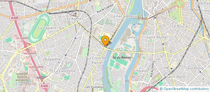 localisation de l'entreprise ESPACE SEVERAC à TOULOUSE