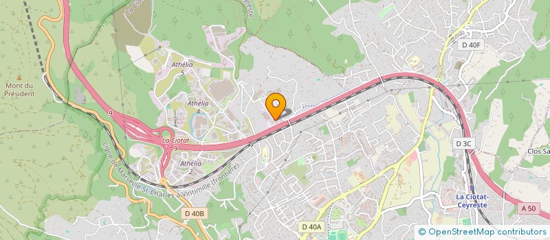 localisation de l'entreprise ESPACE SHAMBAYA  LA CIOTAT