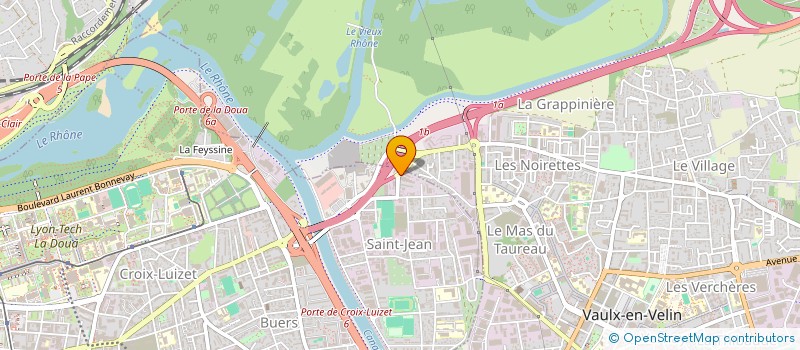 localisation de l'entreprise ESPACE SIGNALETIQUE  VILLEURBANNE