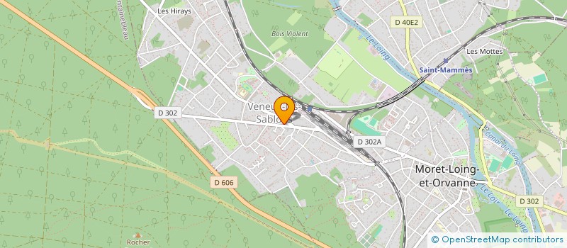 localisation de l'entreprise ESPACE SILHOUETTE  MORET-LOING-ET-ORVANNE