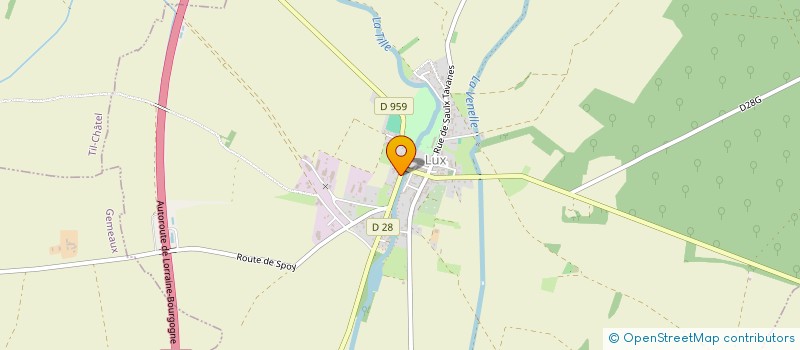 localisation de l'entreprise ESPACE SOCIO CULTUREL D'ANIMATIONS DELOISIRS ET D'ECHANGES à MARCILLY-SUR-TILLE