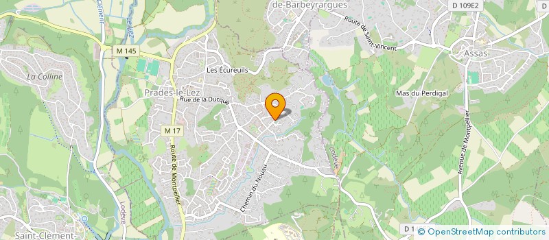 localisation de l'entreprise ESPACE SOINS  VIOLS-LE-FORT