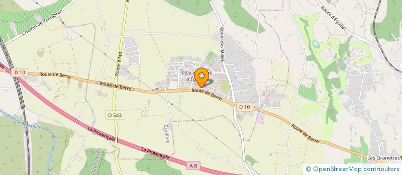 localisation de l'entreprise ESPACE SOLEIL à EGUILLES