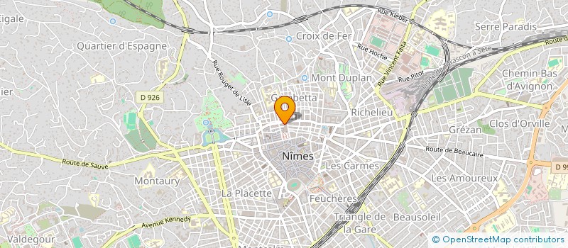 localisation de l'entreprise ESPACE SOLEIL SARL à NIMES
