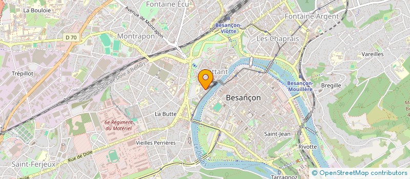 localisation de l'entreprise ESPACE SOM  BESANCON