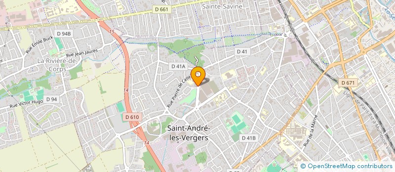 localisation de l'entreprise ESPACE SOMMEIL  SAINT-ANDRE-LES-VERGERS