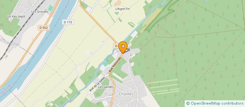 localisation de l'entreprise ESPACE SOPHROLOGIE DE L'HERMITAGE à CELLETTES