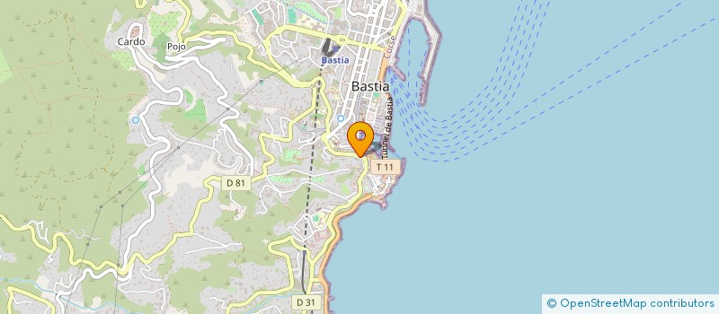 localisation de l'entreprise ESPACE SPORT ET INSERTION à BASTIA