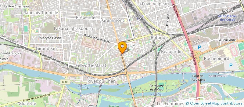 localisation de l'entreprise ESPACE ST LAZARE  TOURS