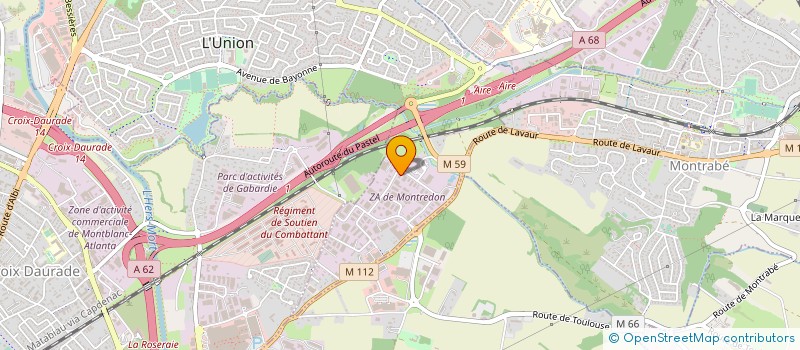 localisation de l'entreprise ESPACE STORES à L'UNION