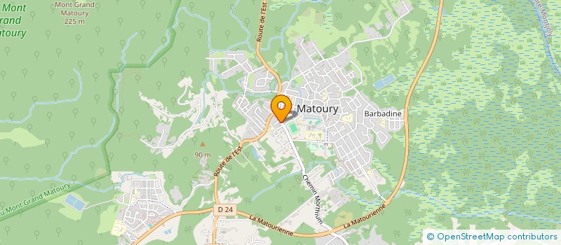 localisation de l'entreprise ESPACE SUD DIFFUSION - WATERPURE à MATOURY