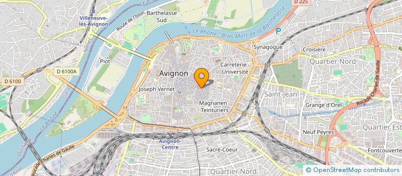 localisation de l'entreprise ESPACE SUD SERVICES CREDITPRET à AVIGNON