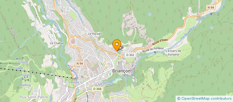 localisation de l'entreprise ESPACE SYNDIC 05  BRIANCON