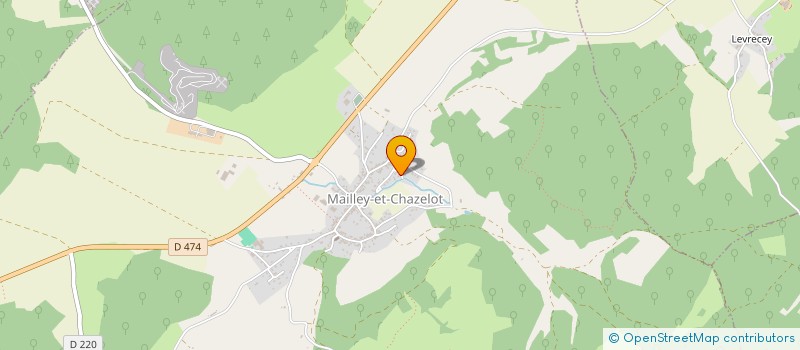 localisation de l'entreprise ESPACE SYNERGIE  ECHENOZ-LA-MELINE