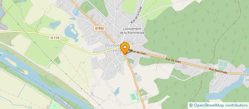 localisation de l'entreprise ESPACE TAXIS SARL à OUZOUER-SUR-LOIRE