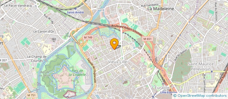 localisation de l'entreprise ESPACE TECHNIQUE INGENIERIE à LILLE