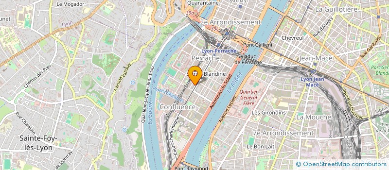 localisation de l'entreprise ESPACE TELECOM à LYON