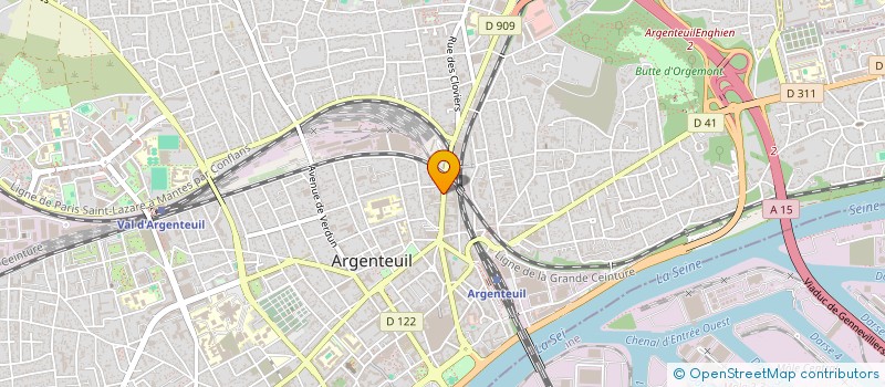 localisation de l'entreprise ESPACE TELECOMMUNICATION à ARGENTEUIL