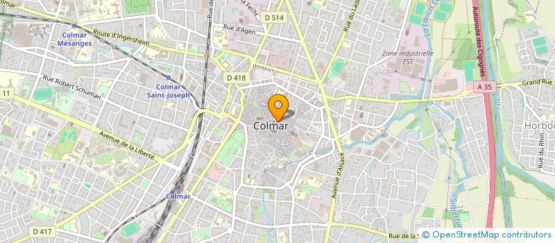 localisation de l'entreprise ESPACE TELECOMMUNICATIONS EQUIPEMENTS  COLMAR