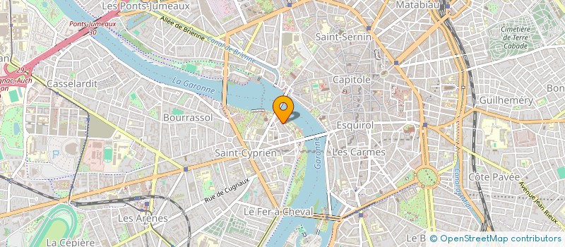 localisation de l'entreprise ESPACE TELEMATIQUE EUROPEEN à TOULOUSE