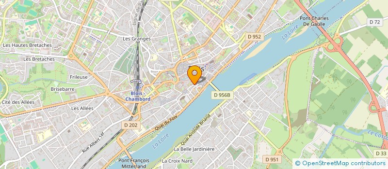 localisation de l'entreprise ESPACE TELEPHONIE à BLOIS