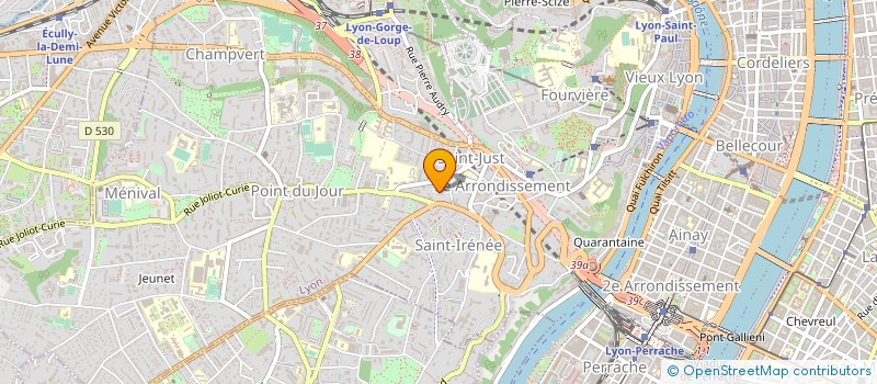 localisation de l'entreprise ESPACE & TEMPO à LYON