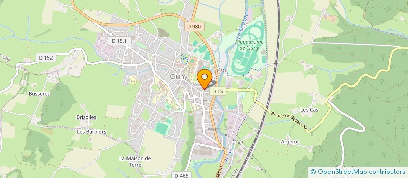 localisation de l'entreprise ESPACE TEMPORAIRE D ACCUEIL DE PERSONNES à CLUNY