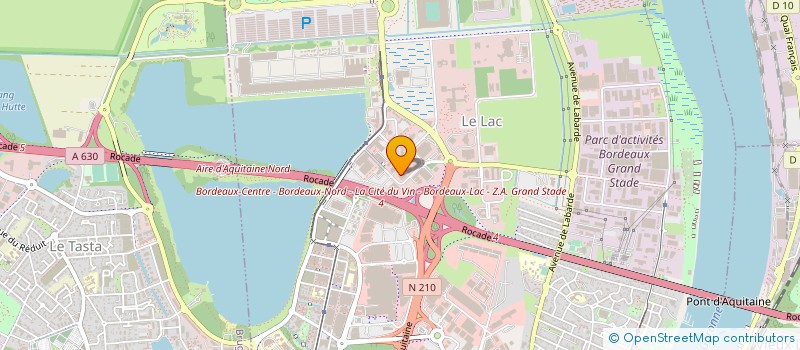 localisation de l'entreprise ESPACE-TEMPS à BORDEAUX