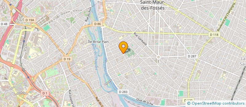 localisation de l'entreprise ESPACE TEMPS à SAINT-MAUR-DES-FOSSES