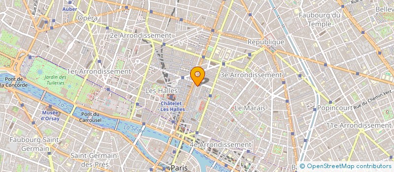 localisation de l'entreprise ESPACE TEMPS  PARIS