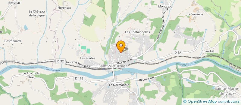 localisation de l'entreprise ESPACE TEMPS DU NEURODEVELOPPEMENT & COMPAGNIE à SAINT-VICTURNIEN