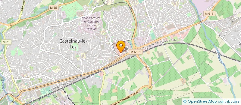 localisation de l'entreprise ESPACE TERRAINS à CASTELNAU-LE-LEZ