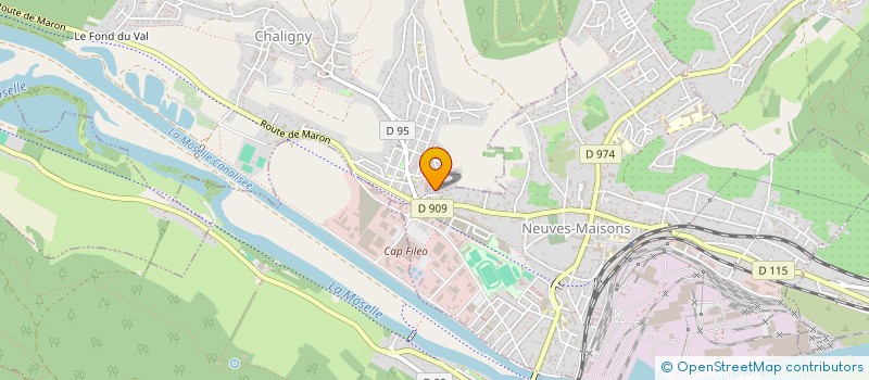 localisation de l'entreprise ESPACE & TERRITOIRES AINSI QUE ESTERR PAR ABREVIATION à CHALIGNY