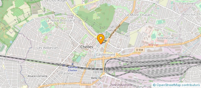 localisation de l'entreprise ESPACE THAILANDE  CHELLES