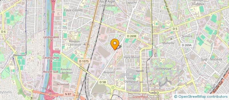 localisation de l'entreprise ESPACE THRAX  GRENOBLE