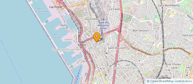 localisation de l'entreprise ESPACE TIMGAD à MARSEILLE