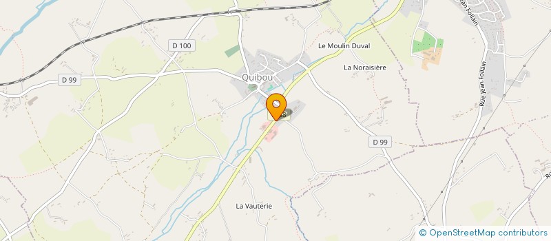 localisation de l'entreprise ESPACE TOITURE à QUIBOU
