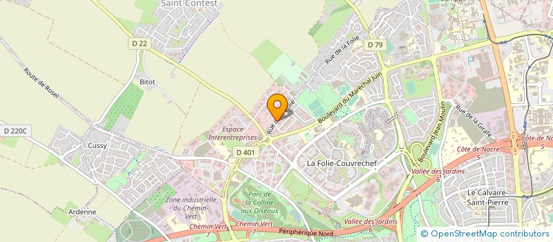 localisation de l'entreprise ESPACE TONIC à CAEN