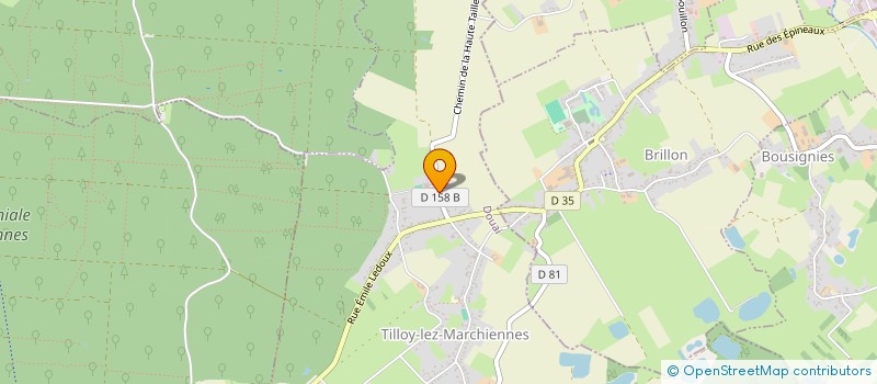 localisation de l'entreprise ESPACE TP à TILLOY-LEZ-MARCHIENNES