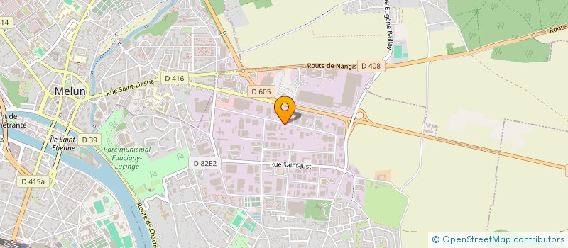 localisation de l'entreprise ESPACE TP DISTRIBUTION à VAUX-LE-PENIL