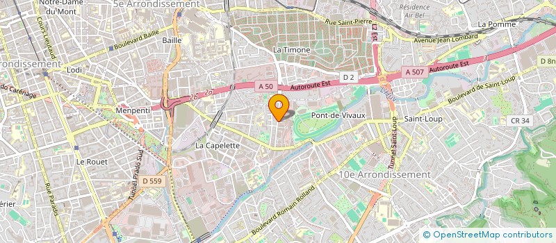 localisation de l'entreprise ESPACE TRAINING 360 à MARSEILLE