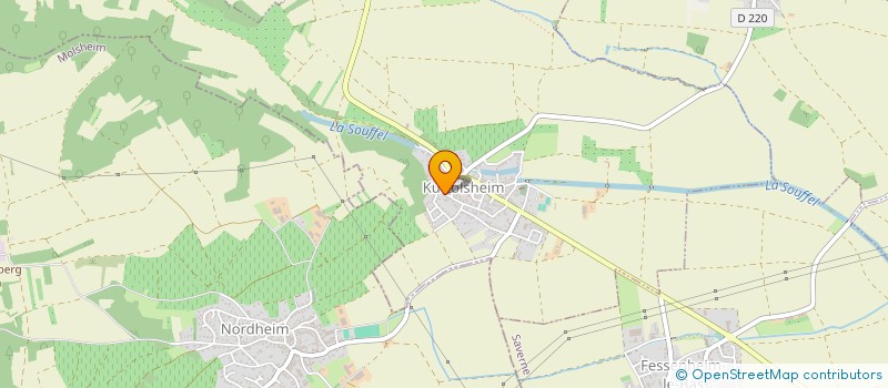 localisation de l'entreprise ESPACE TRANS AUTO  KUTTOLSHEIM