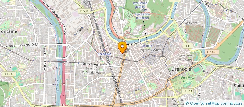 localisation de l'entreprise ESPACE TRANSACTIONS COMMERCES à GRENOBLE